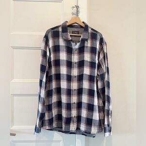 Navy Plaid Shirt